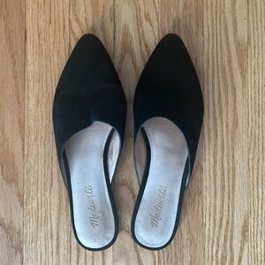 Madewell suede mules size 8
